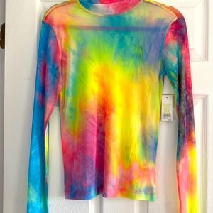 Tye Die Sheer Shirt